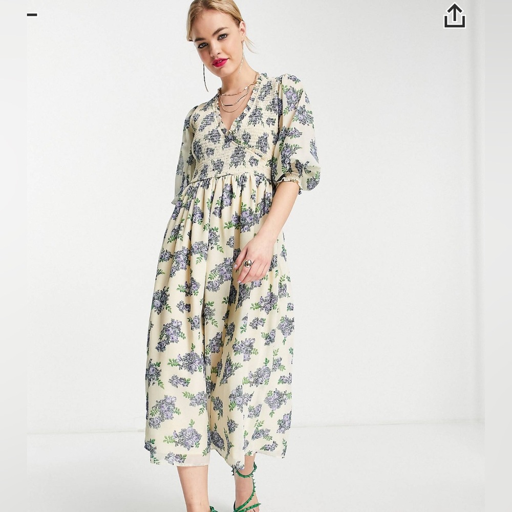 ASOS midi smock dress